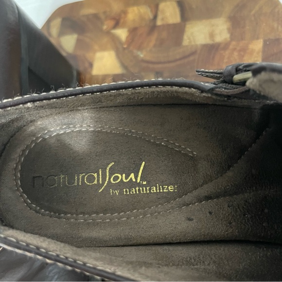 Natural Soul by Naturalizer Brown Boots 7M - Picture 4 of 8